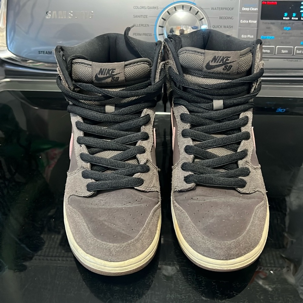 Grey and pink Nike size 10